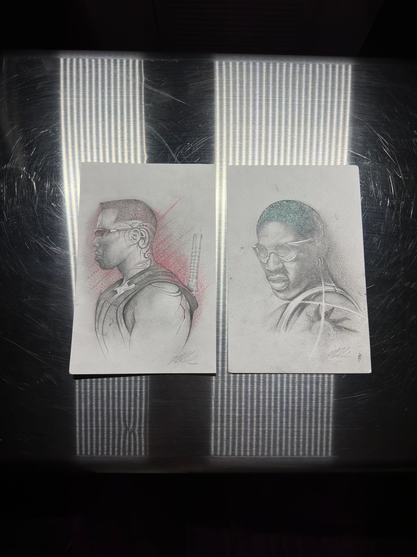 custom tattoo design: portrait studies