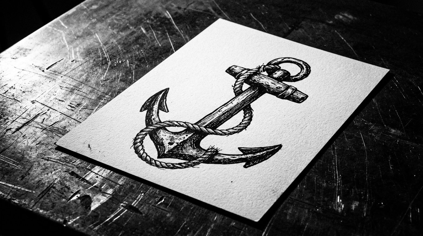 anchor tattoo design