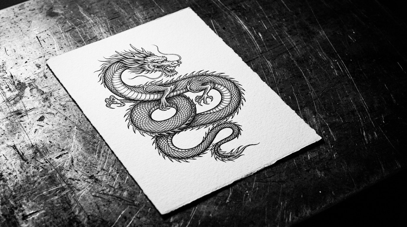 dragon tattoo design