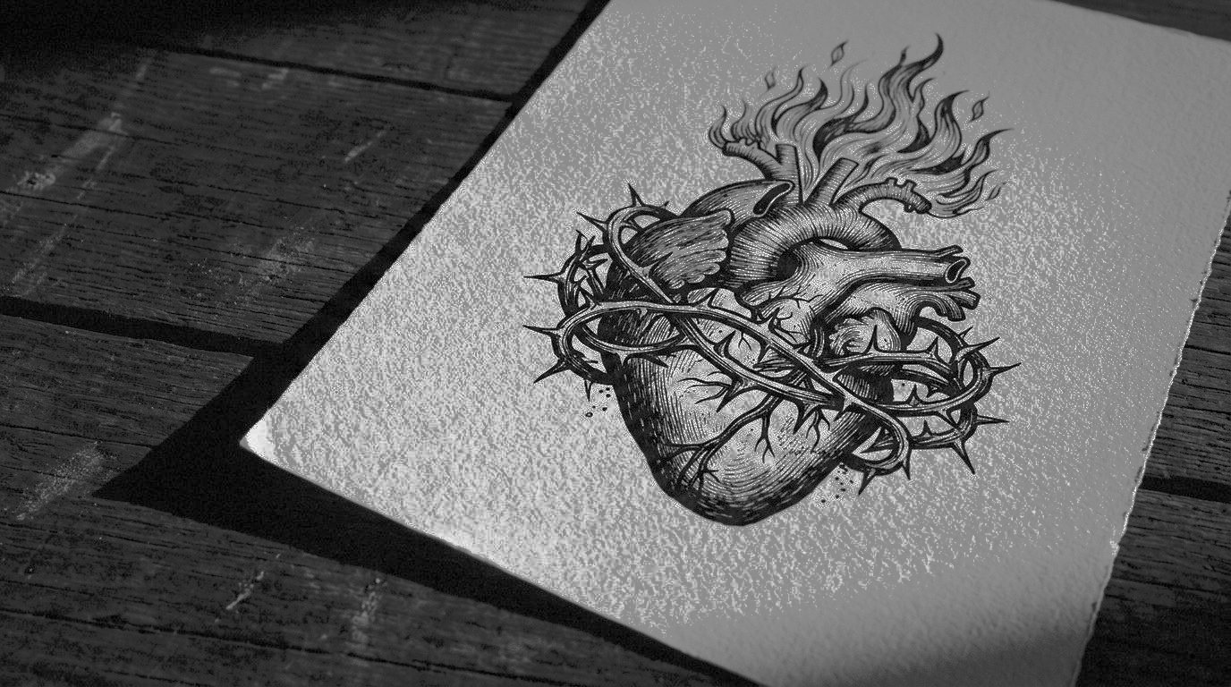 heart tattoo design