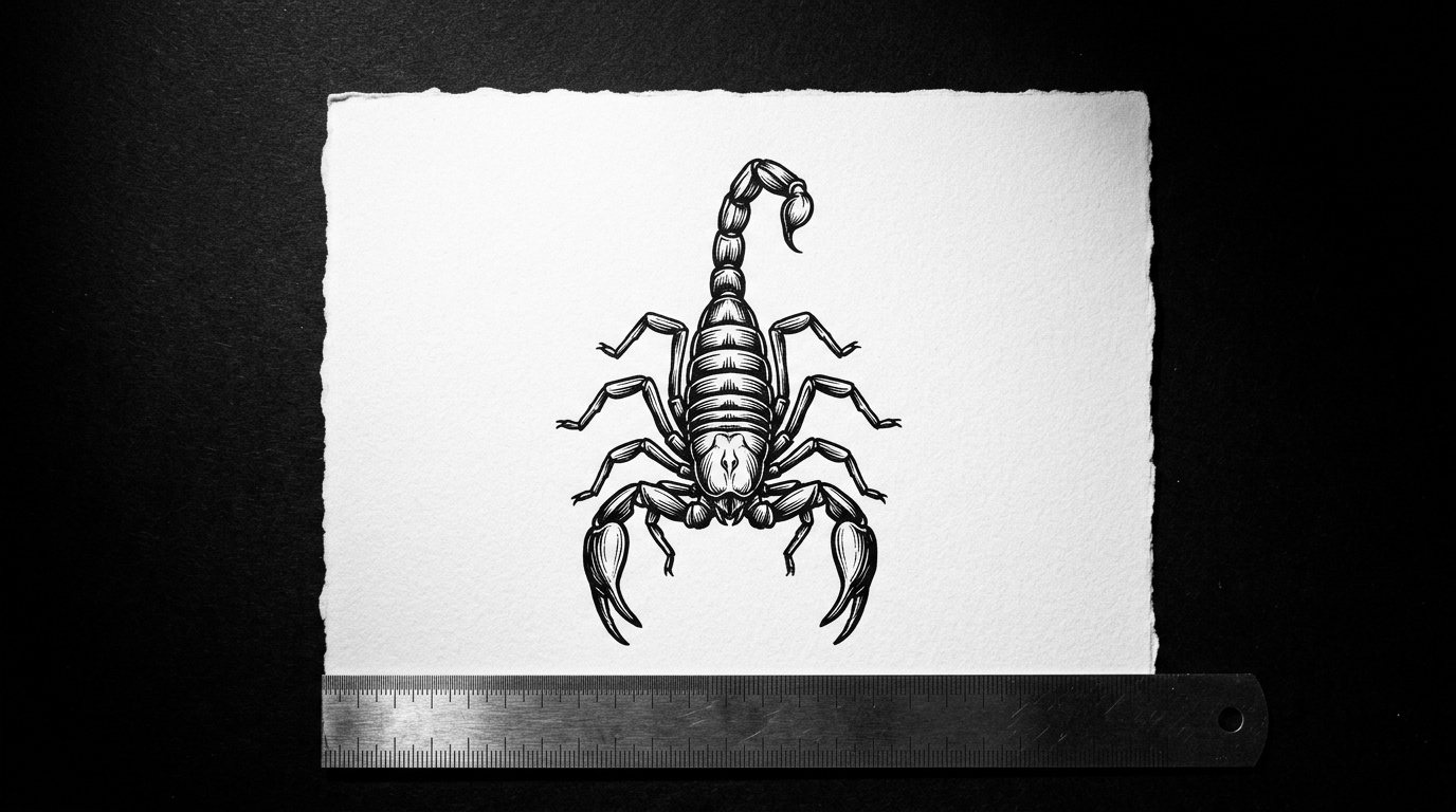 scorpion tattoo design